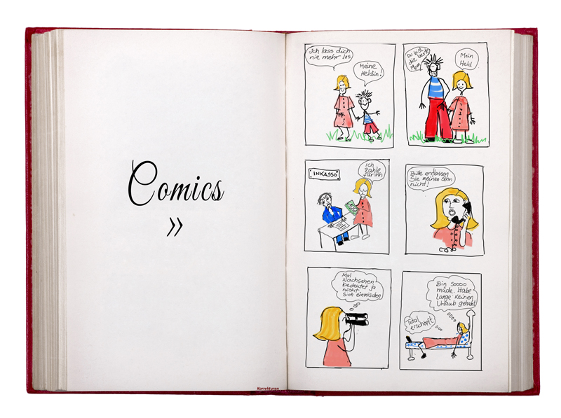 Aufgeschlagenes Buch