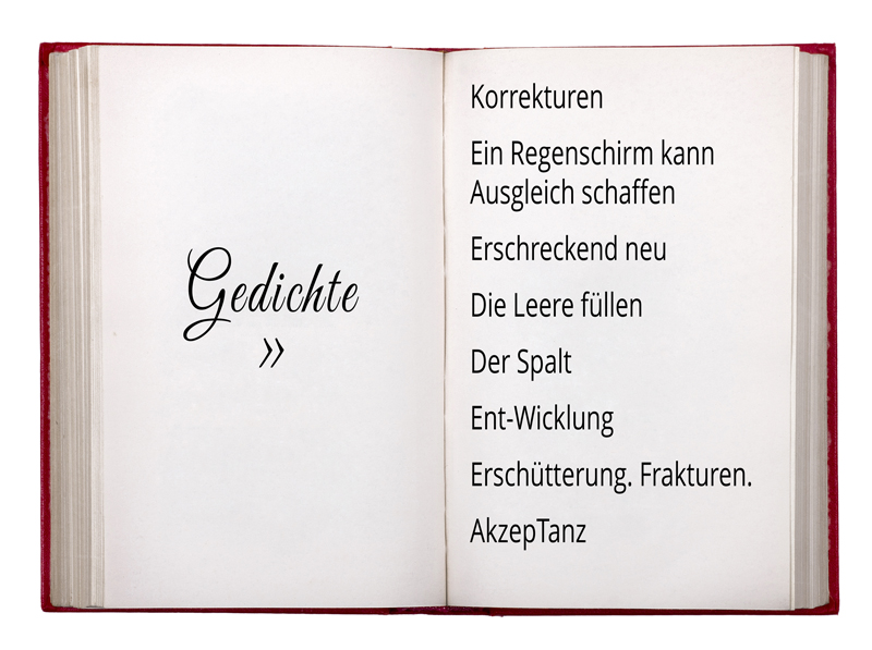 Aufgeschlagenes Buch